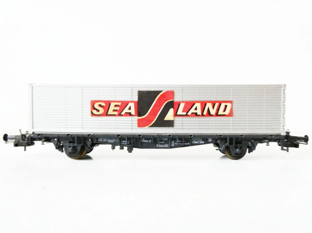 H0 ROWA Kontejnerový vůz stříbrný s polepem SEA LAND
