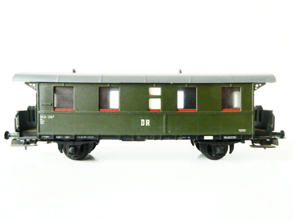 H0 Prefo/PIKO Osobní vůz 343-207 DR PĚKNÝ STAV