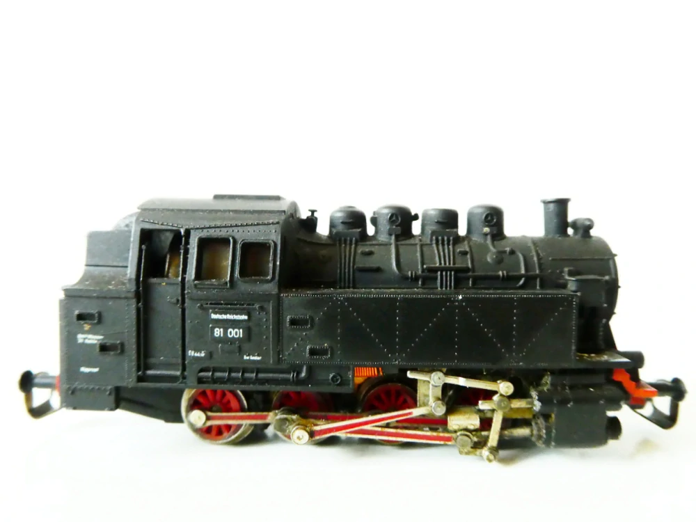 TT BTTB Parní lokomotiva BR 81 001 DR NA SERVIS NEBO NÁHRADNÍ DÍLY (jede perfektně)