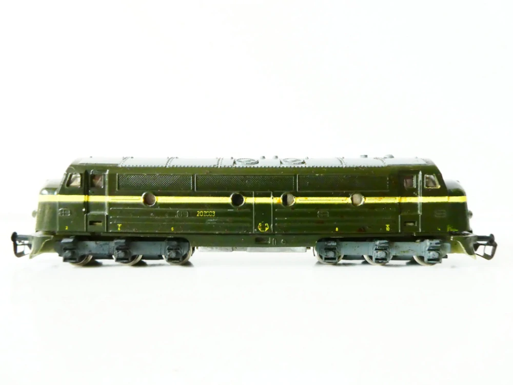 TT BTTB Dieselová lokomotiva NOHAB 202003 SNCB OSVĚTLENÁ 