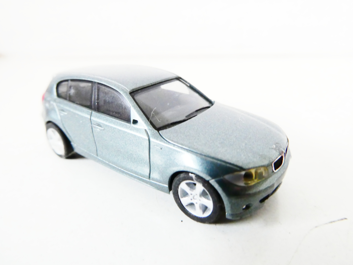 H0 HERPA Osobní automobil BMW metalická šedomodrá PĚKNÝ STAV