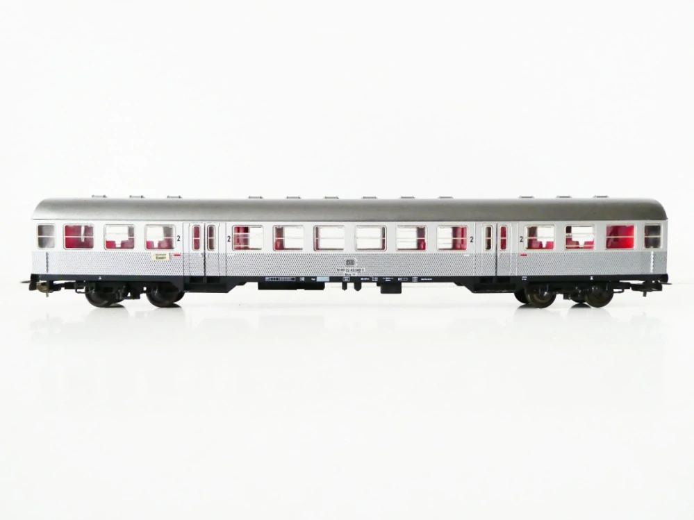 H0 ROWA 3105 (8202) Osobní vůz 2. třídy řady 50 80 22-45 048-2 Bnrb 725 DB Silberling OSVĚTLENÝ PĚKNÝ STAV 