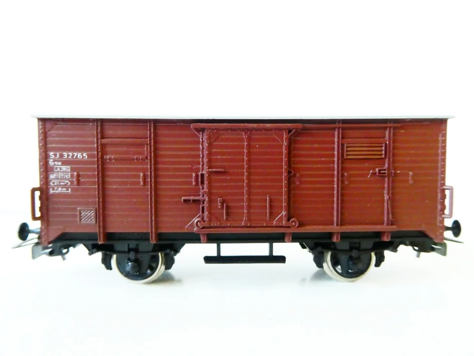 H0 PIKO Nákladní vůz krytý 32765 SJ TOP STAV NEPOUŽÍVANÝ