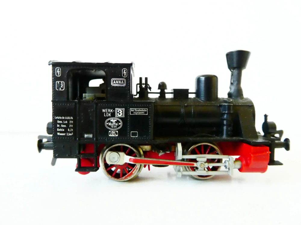 H0 FLEISCHMANN Parní lokomotiva ANNA 3 WERKLOK PĚKNÝ STAV