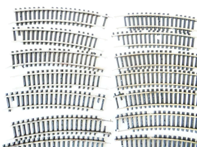 H0 PIKO SET 29 ks Koleje použité s poškozením pražců