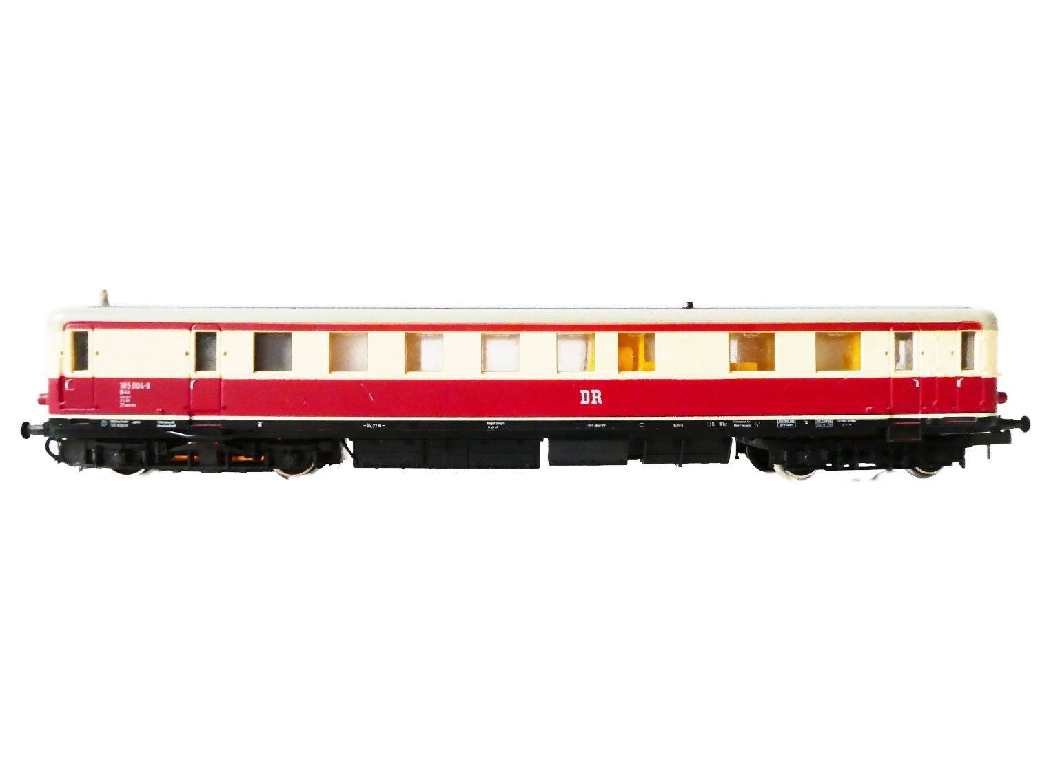 H0 PIKO Motorový vůz BR 185 004-9 k motorové soupravě DR OSVĚTLENÝ