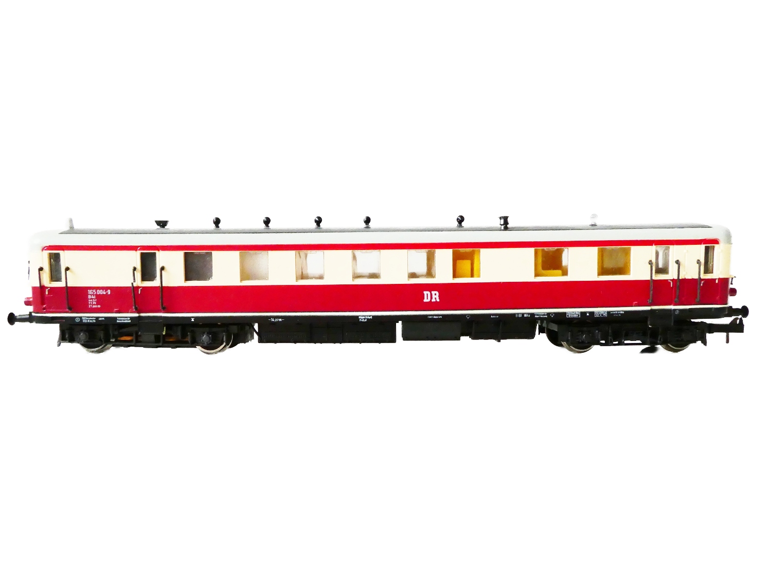 H0 PIKO Motorový vůz BR 185 004-9 k motorové soupravě DR OSVĚTLENÝ