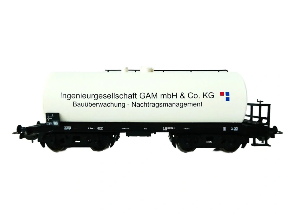 H0 PIKO 95875/17 Cisternový vůz "Ingenieurgesellschaft GAM mbH & Co. KG" TOP STAV NEPOUŽÍVANÝ v originální krabičce LIMITOVANÁ EDICE