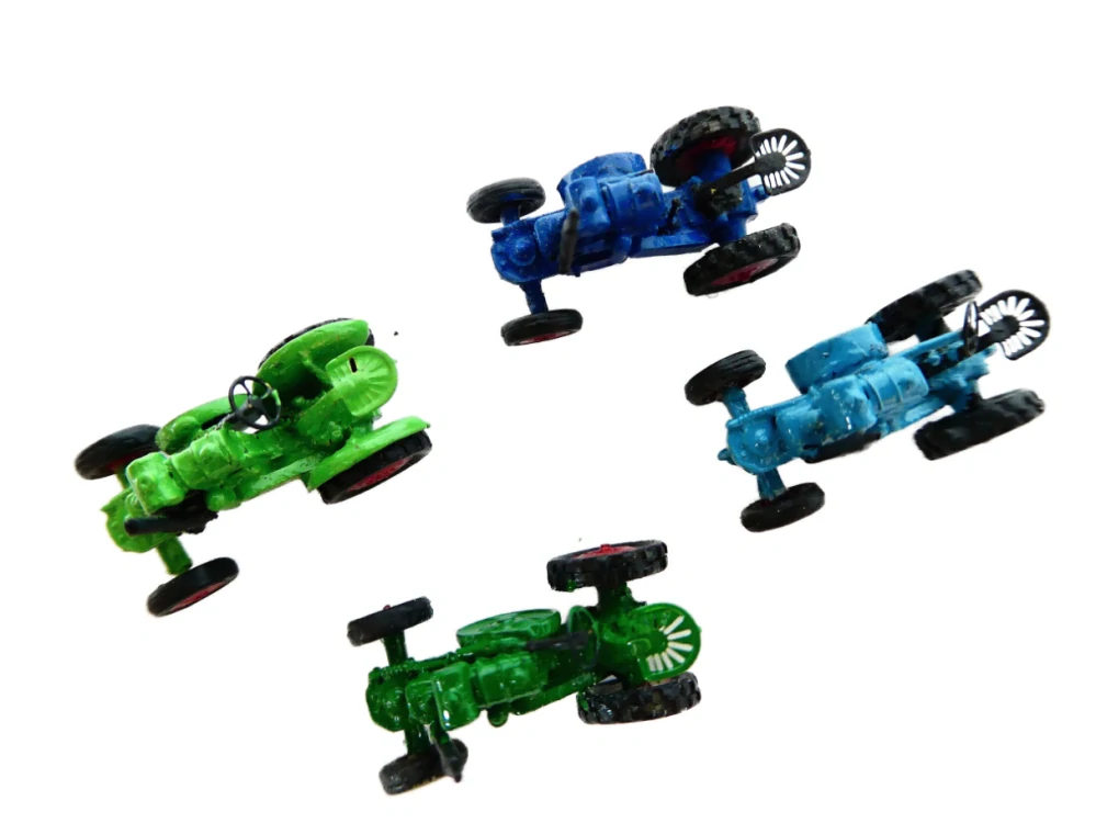 N Busch SET 4 ks Traktor Famulus RS 14/30 PĚKNÝ STAV
