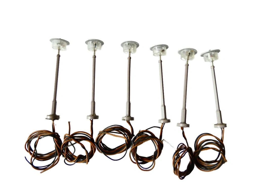 TT VERO SET 6 ks Pouliční lampa 5 cm PĚKNÝ STAV