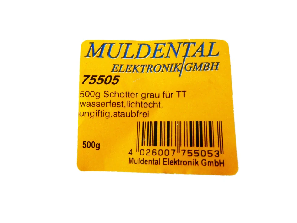 MULDENTAL Elektronik 75505 Štěrk šedý jemný 500 g NOVÉ v orig. balení