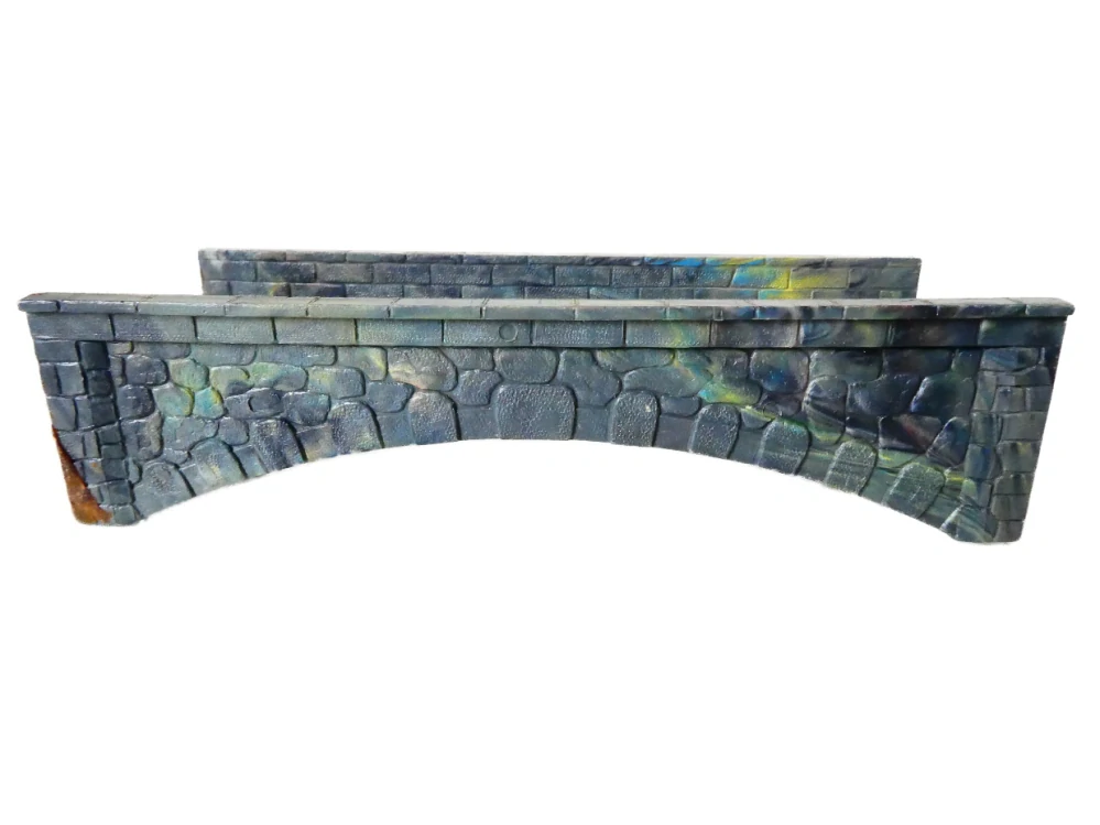 TT/H0 Kamenný obloukový most 12 x 5 x 3 cm PĚKNÝ STAV