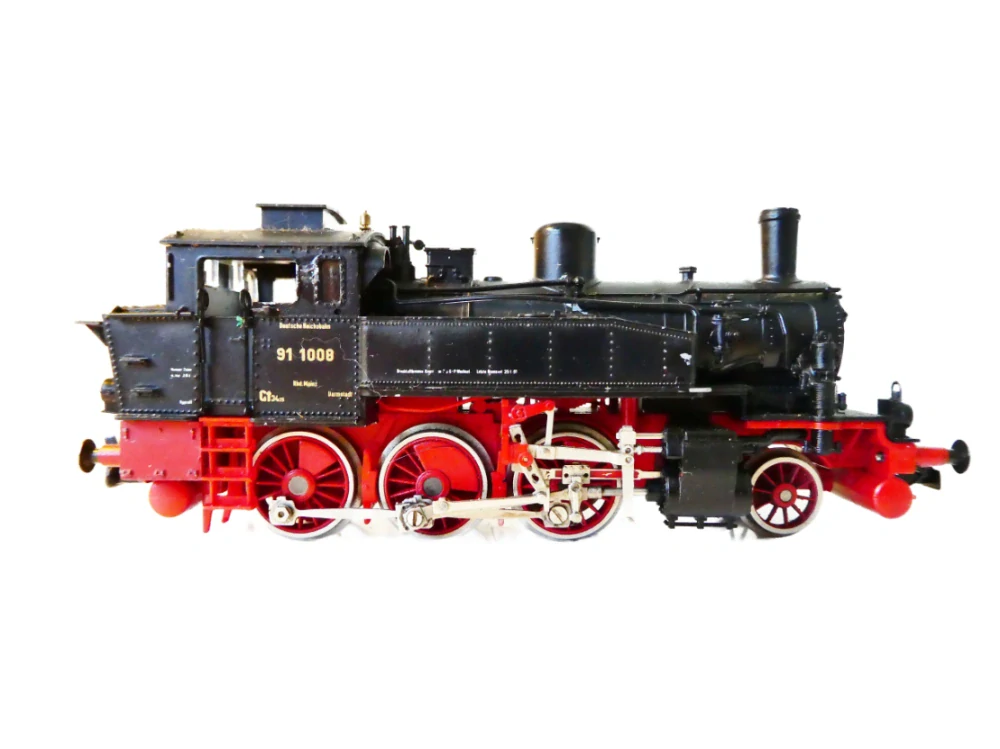 H0 Liliput Parní lokomotiva BR 91 1008 DR PĚKNÝ STAV