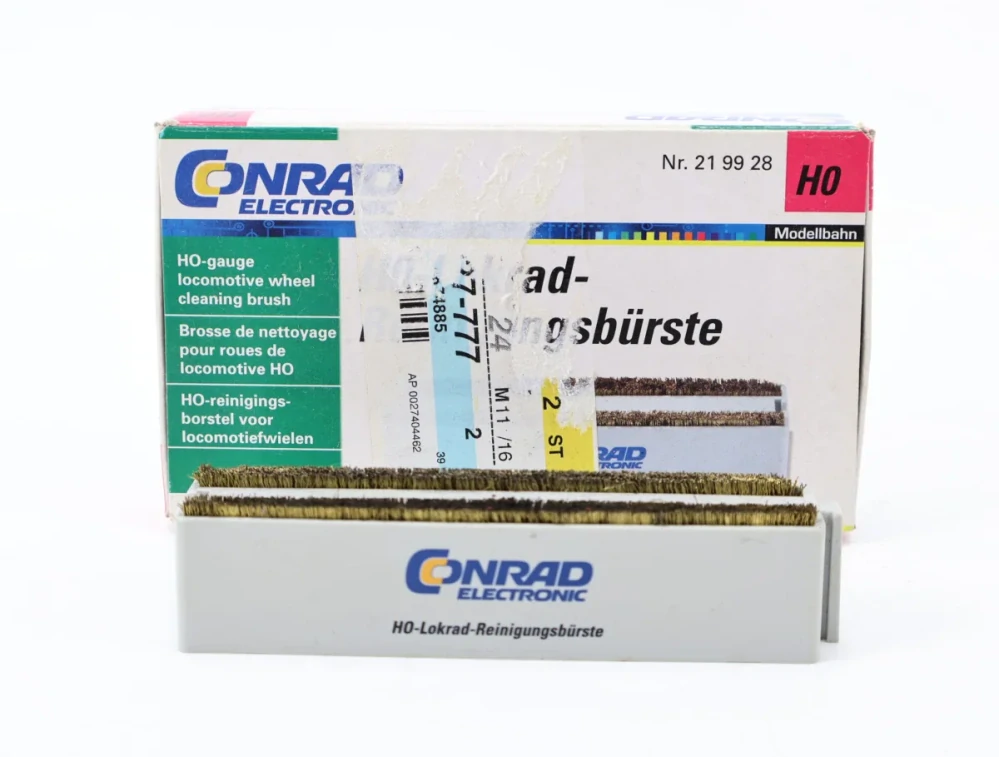 H0 CONRAD 219928 Čistící kartáč na kola lokomotiv NOVÉ v originální krabičce
