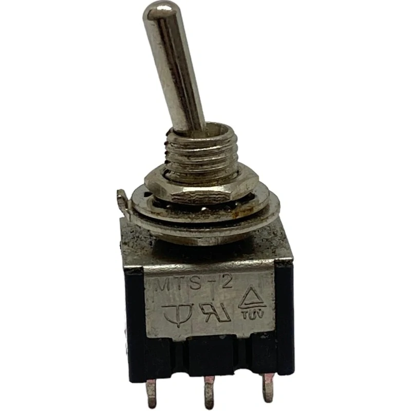 Miniaturní páčkový přepínač MTS-2 (2pólový, ON-ON) NEPOUŽITÝ NOVÝ