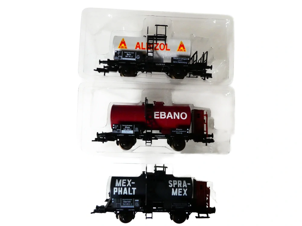 H0 SACHSENMODELLE 14101 SET CISTERNOVÝCH VOZŮ 3-dílný DRG NOVÝ NEPOUŽITÝ v orig. krabici