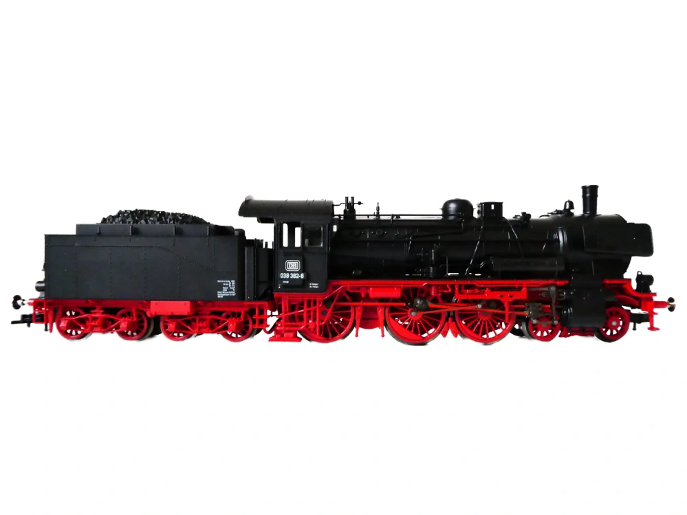 H0 FLEISCHMANN 93 4168 Parní lokomotiva BR 038 382-8 DB (limitovaná edice) OSVĚTLENÁ TOP STAV NEPOUŽITÁ v originální krabičce s průvodním listem