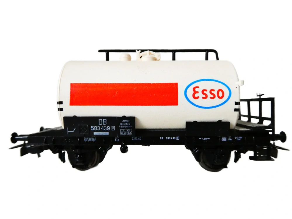 H0 PIKO Cisternový vůz 583 439 ESSO DB TOP STAV NEPOUŽITÝ v krabičce