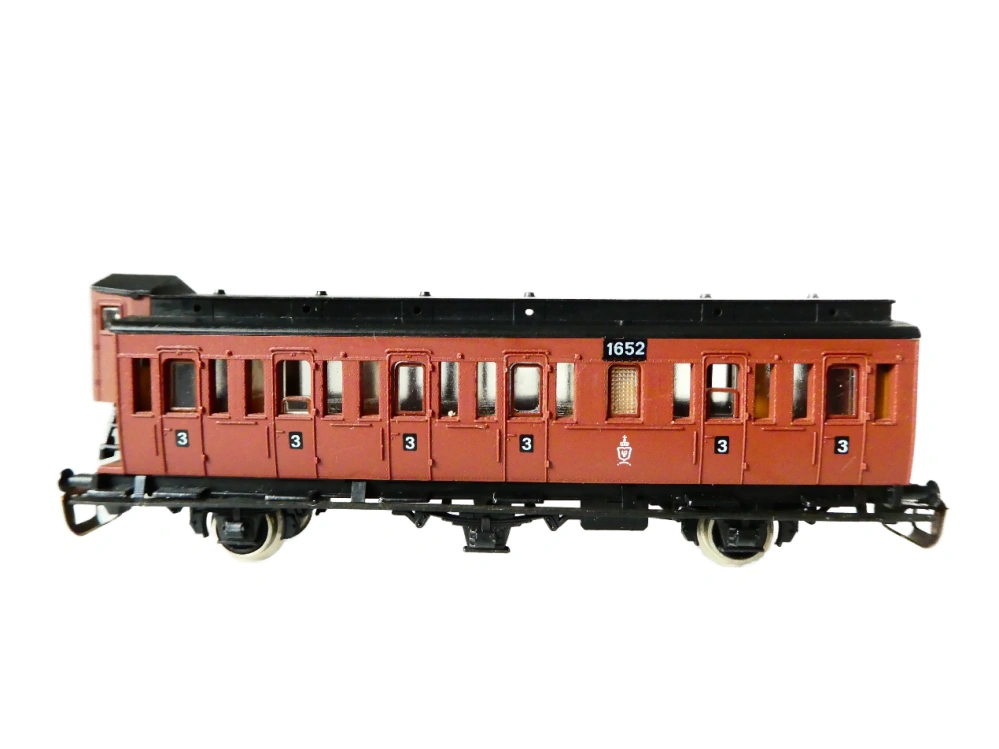 TT BTTB Osobní vůz s budkou brzdaře 3. tř. 1652 KPEV PĚKNÝ STAV