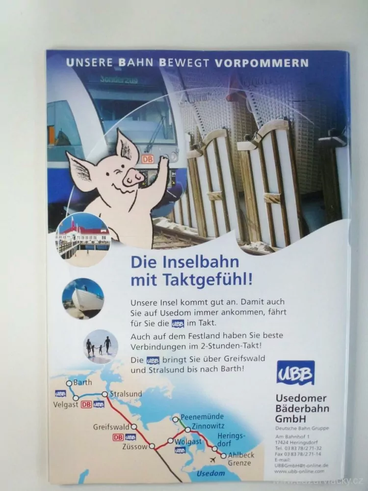 Časopis STRECKENPOST Neues und historisches von der Eisenbahn auf Usedom č. 6