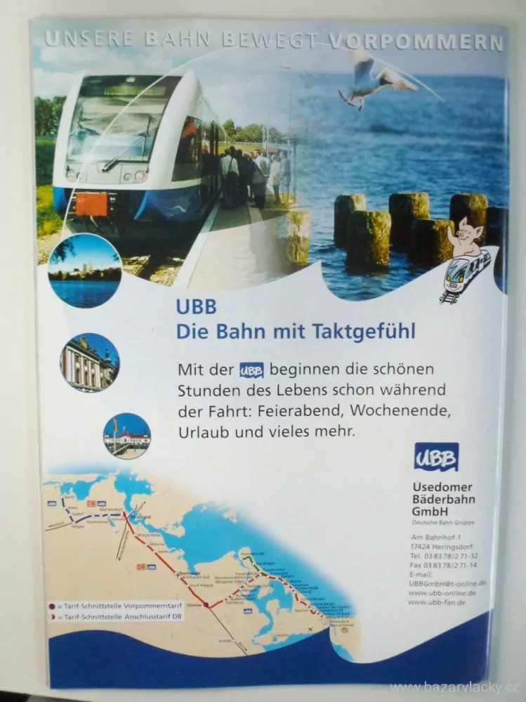 Časopis STRECKENPOST Neues und historisches von der Eisenbahn auf Usedom č. 4