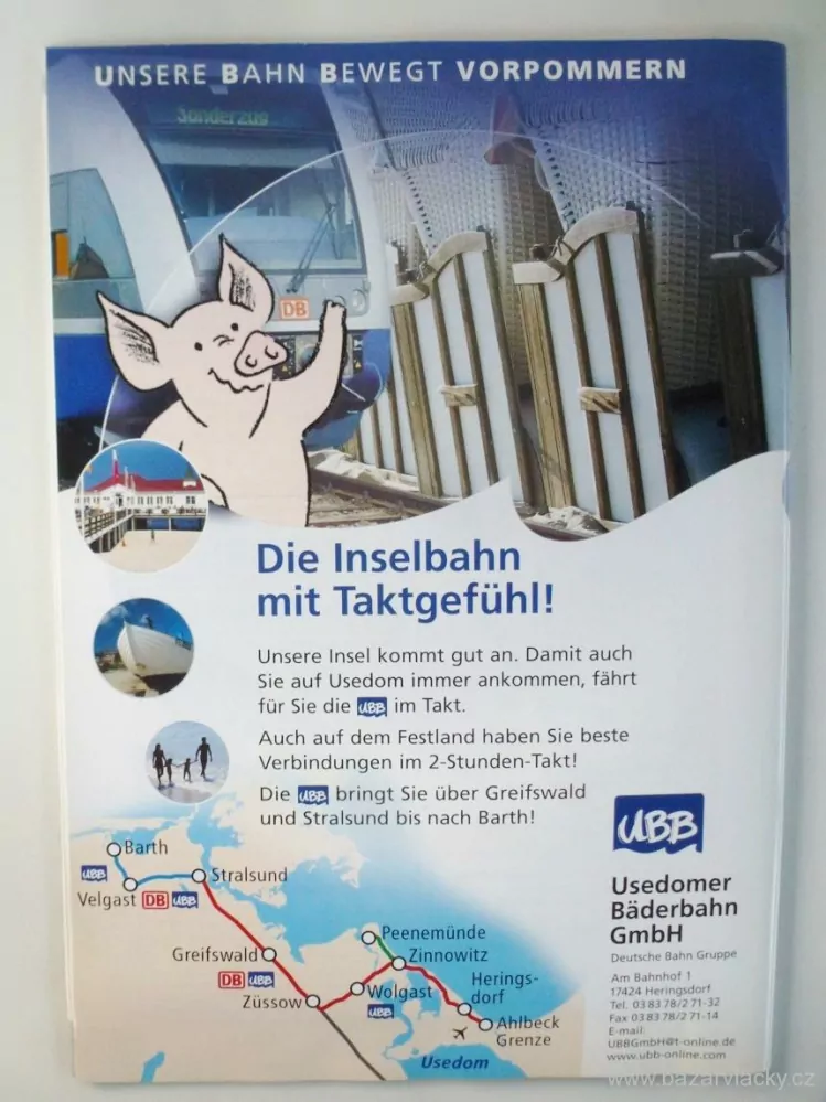 Časopis STRECKENPOST Neues und historisches von der Eisenbahn auf Usedom č. 7