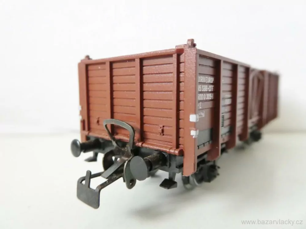 H0 PIKO Nákladní vůz otevřený bez značení TOP STAV z vitríny