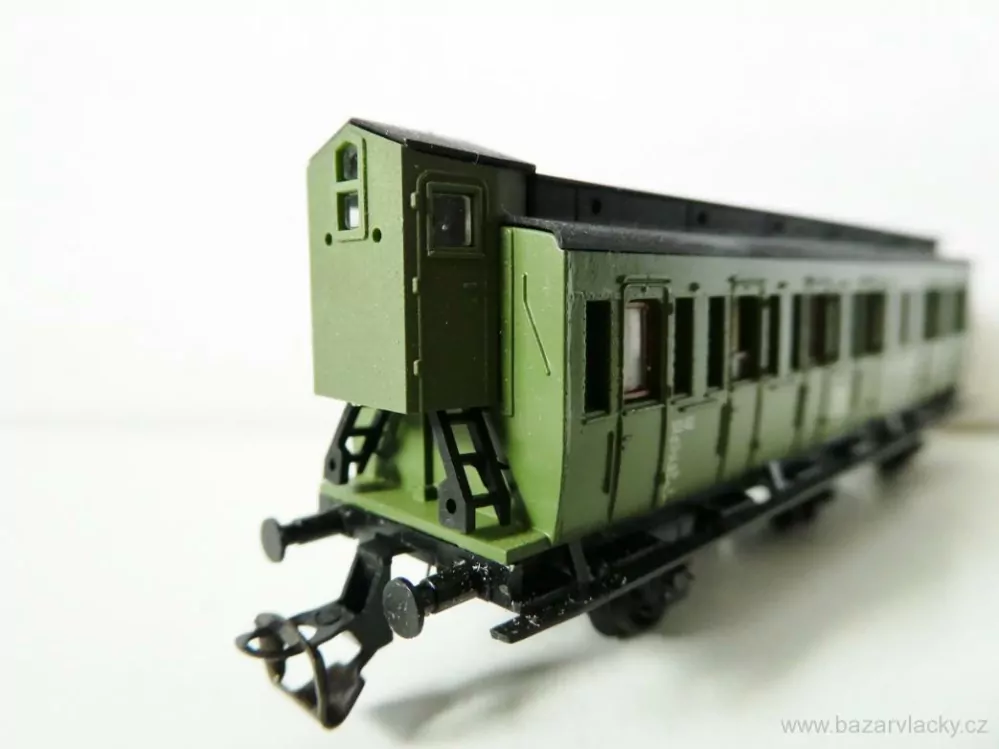 TT BTTB Osobní vůz DR  3-osý s budkou brzdaře PĚKNÝ STAV