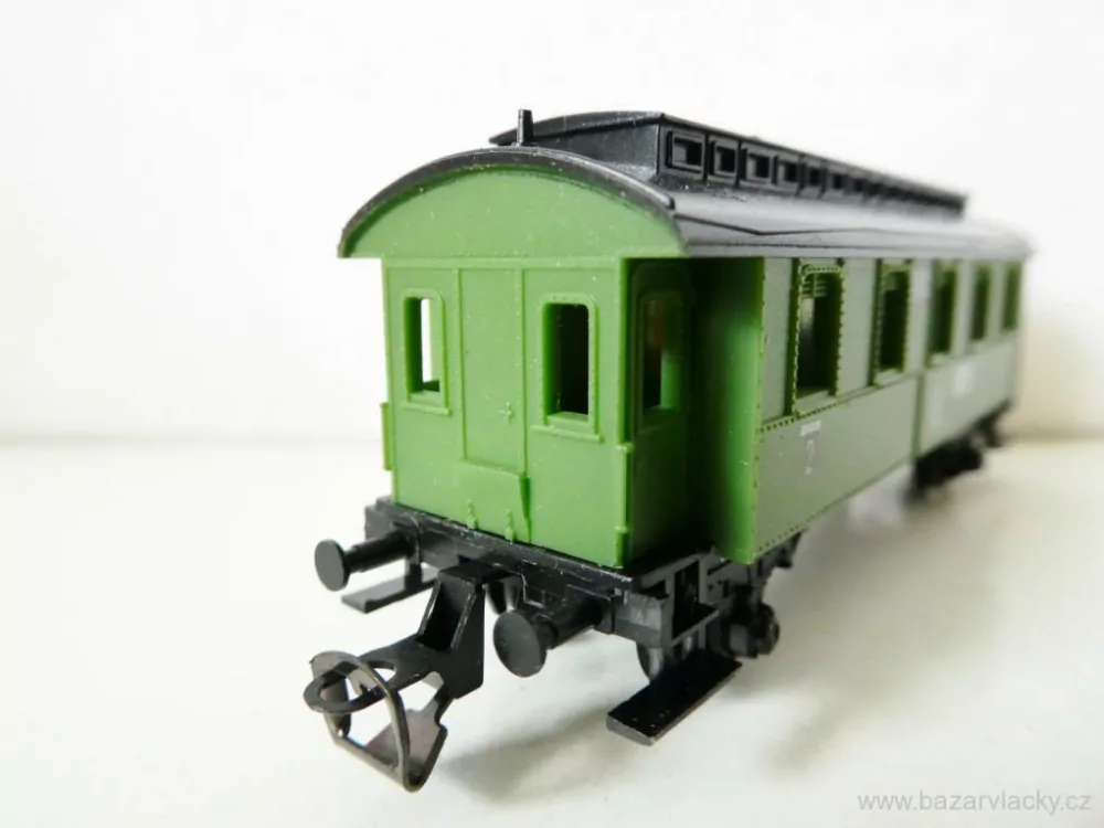TT BTTB Osobní vůz 2. tř. KPEV 1410 zelený v krabičce TOP STAV NEPOUŽITÝ V KRABIČCE