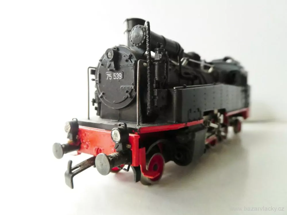 H0 GÜTZOLD Parní lokomotiva BR 75 539 DR PĚKNÝ STAV