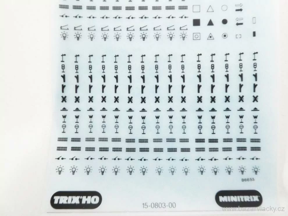 TRIX Obtisky Letraset Special S40392
