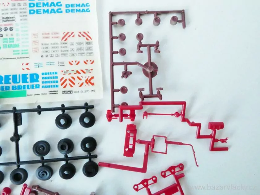 H0 Kibri Náhradní díly na automobily a obtisky Kibri Haft.-Et. 370 