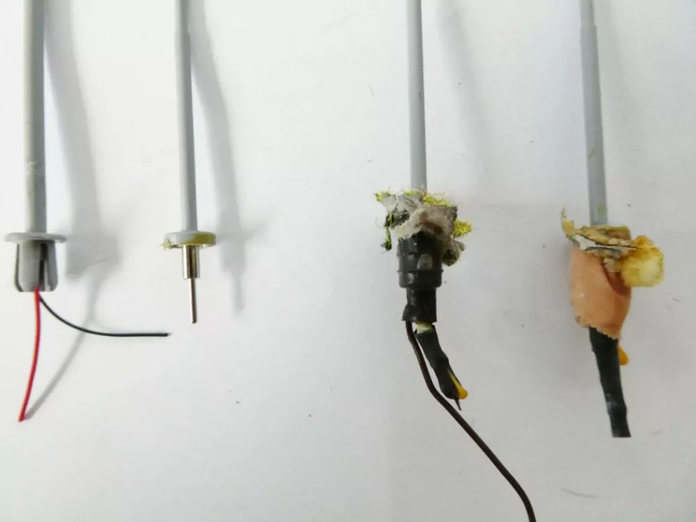 H0 SET 4 ks Lampa elektrická 12cm