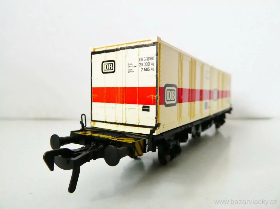 H0 FLEISCHMANN Plošinový vůz s kontejnery DB TOP STAV