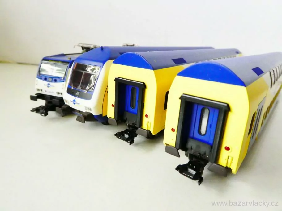 H0 TRIX 21246 Souprava METRONOM s elektrickou lokomotivou BR 146 TOP STAV NEPOUŽITÉ