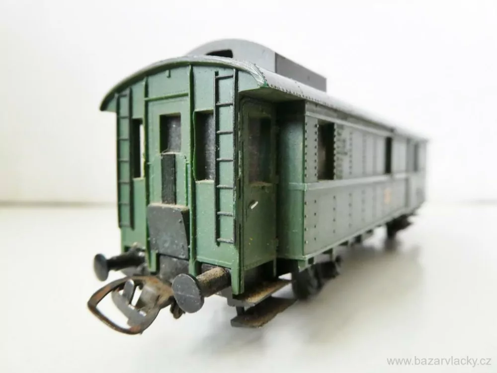 H0 Prefo/SCHICHT?? Služební vůz DR s pružinovým spřáhlem PĚKNÝ STAV