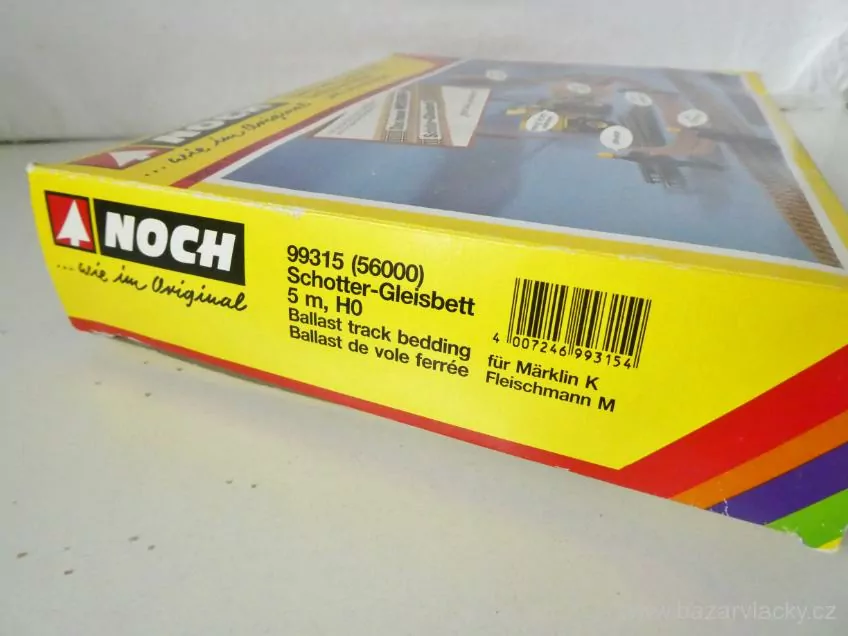 H0 NOCH Flexi podloží šedé 5m , MOSSMER / NOCH 99315 (56000) - NOVÉ
