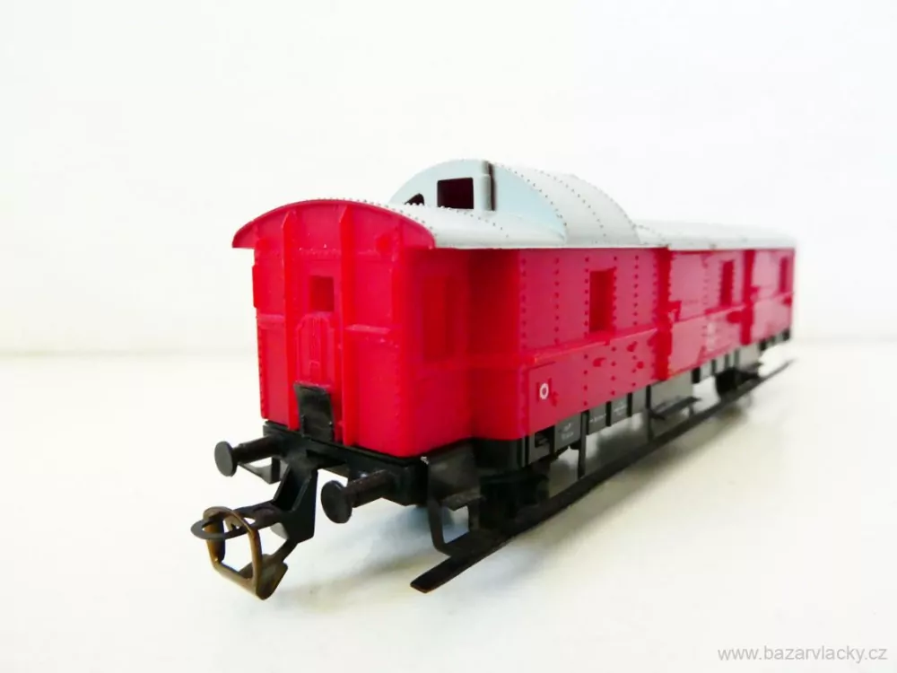 TT BTTB Služební zavazadlový vůz 50 50 93 DR červený