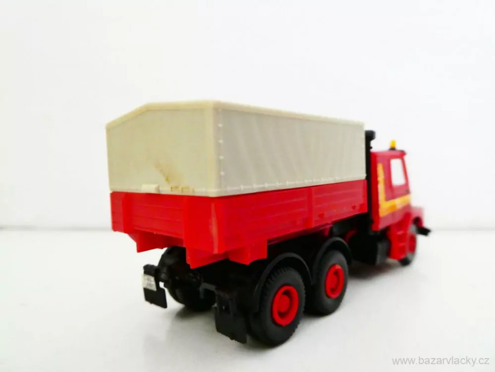 H0 Kibri Nákladní automobil SCANIA valník plachta s řidičem PĚKNÝ STAV