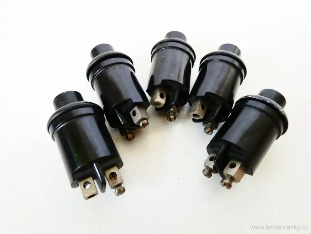 SET 5 ks Tlačítkový spínač průměr 2 cm