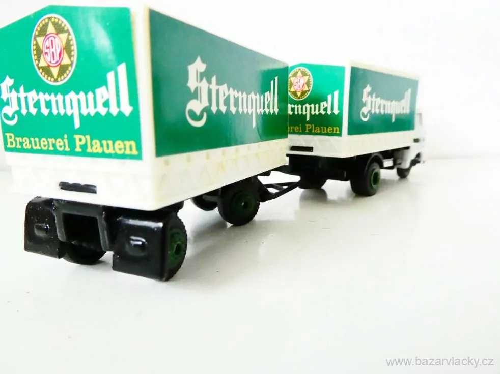 H0 GRELL Nákladní automobil IFA s přívěsem STERNQUELL TOP STAV