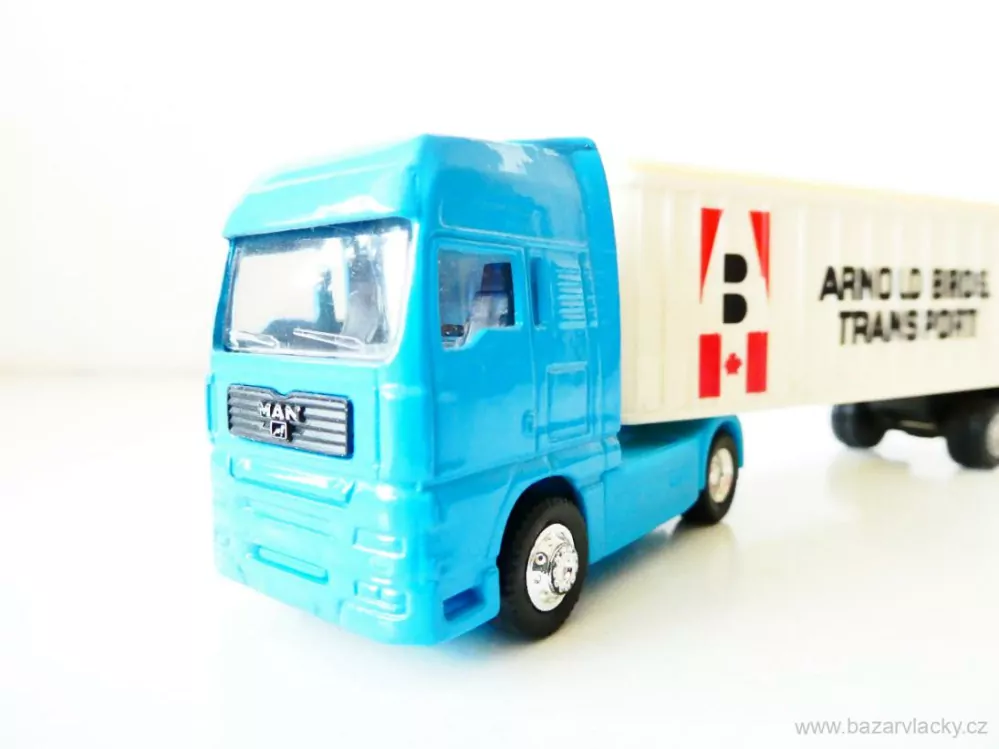 H0 HÜMMER Nákladní automobil MAN s návěsem ARNOLD BROS. TRANSPORT PĚKNÝ STAV