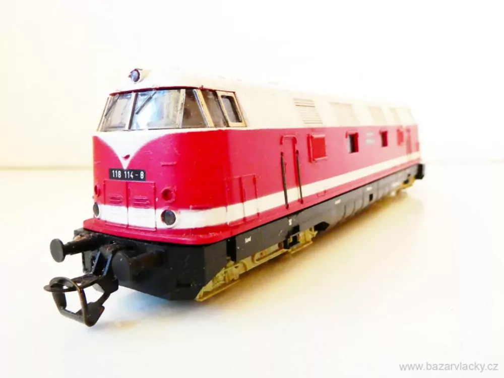 TT BTTB Dieselová lokomotiva BR 118 114-8 DR PĚKNÝ STAV v krabičce