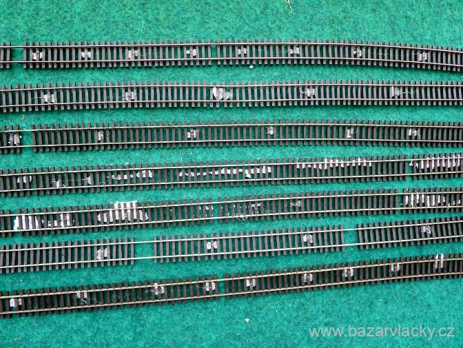 H0 SET 7 ks TILLIG 85125 FLEXI KOLEJ ( cca 89 cm )