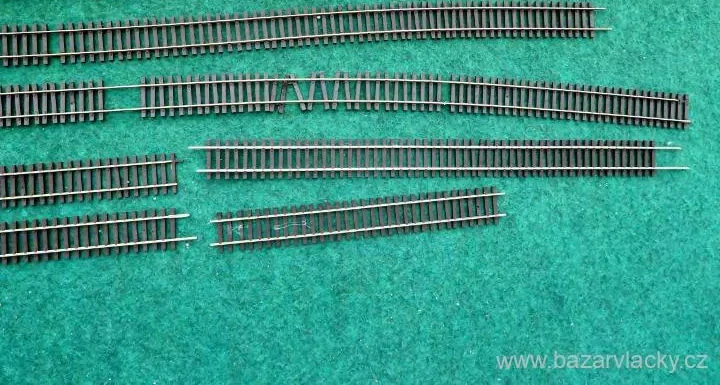 H0 SET 6 ks TILLIG  85125 FLEXI KOLEJ ( cca 39 - 89 cm )