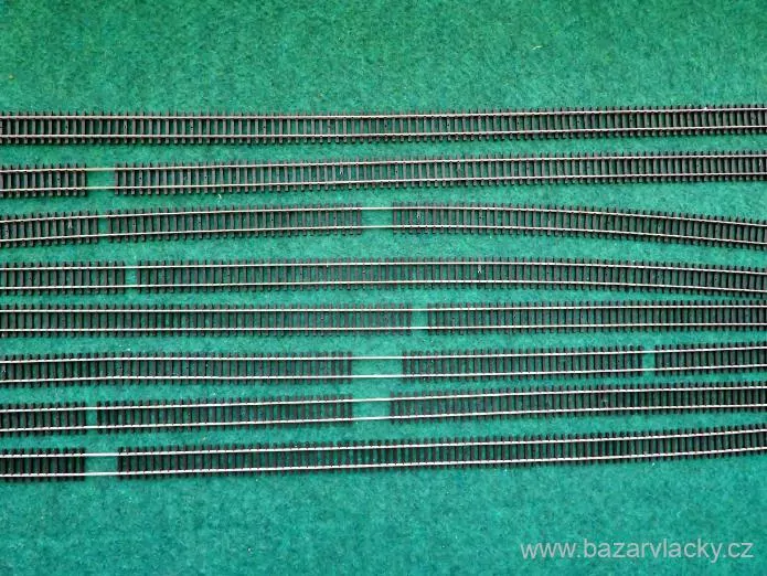 H0 SET 9 ks - H0 PIKO GF940 55209 FLEXI KOLEJ 940 mm