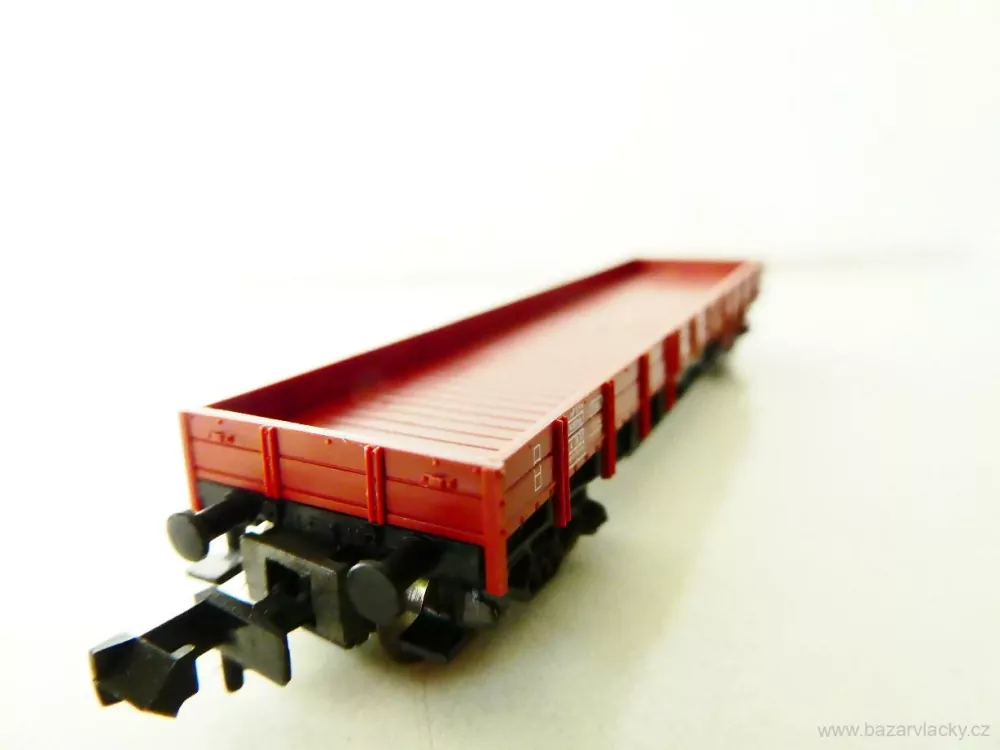 N FLEISCHMANN 8281 Nízkostěnný nákladní vůz 20 80 388 6 567-3 DB TOP STAV NEPOUŽITÝ v krabičce