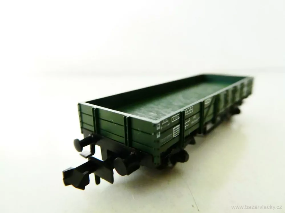 N FLEISCHMANN 8201 Nízkostěnný nákladní vůz Werkstatt-Wagen DB TOP STAV NEPOUŽITÝ v krabičce