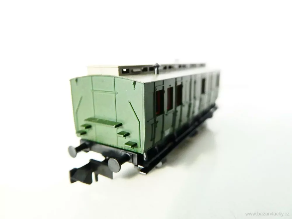 N Fleischmann 8594 K Drážní služební vůz 7731 Nürnberg DB 3-osý TOP STAV NEPOUŽITÝ v krabičce