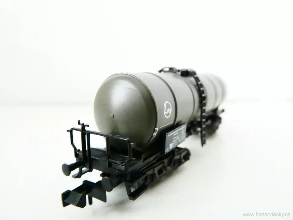 N FLEISCHMANN 8485 K Cisternový vůz Eva šedý 21 80 077 4 374-5 [P] Leasing-Fahrzeug - Eisenbahn-Verkehrsmittel AG TOP STAV NEPOUŽITÝ v krabičce 